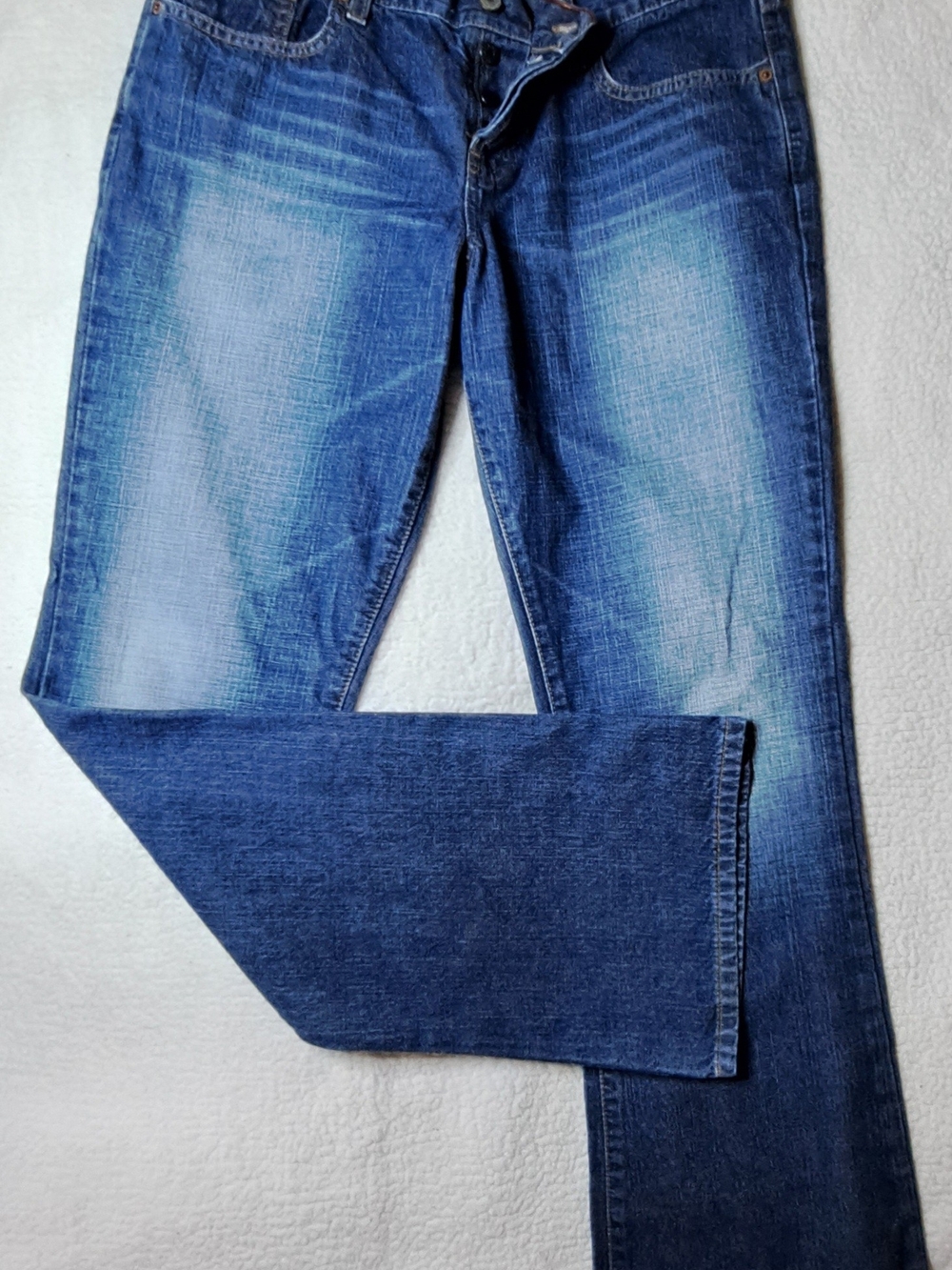 Abercrombie & Fitch Blue Fade Flare Jeans